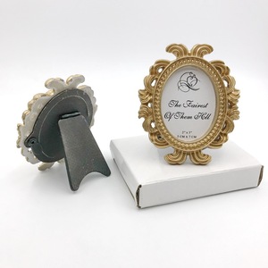 Vintage Wedding <strong>Favour</strong> Bridal Shower Guest Gift Victorian Baroque Photo Frame Place Card Holder <strong>Table</strong> Number - Product Image 5