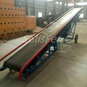 Transportador portátil duradero de acero al carbono de goma móvil de velocidad ajustable, rueda de freno fácil de limpiar, moldeo por inyección conveniente - Product Image 3