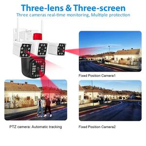 <span class=keywords><strong>Caméra</strong></span> PTZ multi-objectifs haute vitesse IPC360 pour la maison, 4K, 4 objectifs, WiFi, IP66, étanche, panoramique, navigation 3D, <span class=keywords><strong>compatible</strong></span> avec le cloud et <span class=keywords><strong>Alexa</strong></span> - Product Image 2