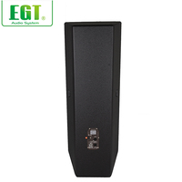 Enceinte PA passive professionnelle double 15 pouces pour spectacles sur scène, concerts en plein air, discothèques, bars et conférences sonores en direct