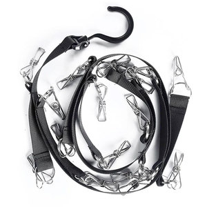 Porte-manteau mural haut de gamme en acier inoxydable noir, écologique, pour l'organisation de la maison - Product Image 6