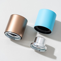 Tapas de Perfume Metálicas de Alta Gama Personalizadas, Tapas Metálicas de Lujo, Tapas Magnéticas Cilíndricas de Lujo para Perfumes