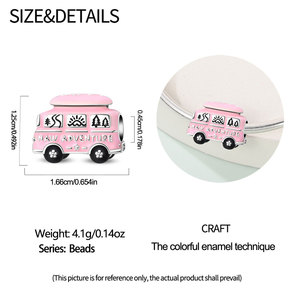 <b>Cute</b> cartoon pendant set, featuring camera, bus, and flower designs, made of silver-plated white brass, a perfect gift for women - Product Image 6