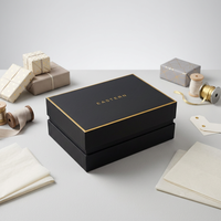 Boîte cadeau nouveau design avec couvercle grande boîte en papier de luxe pour cosmétiques boîte en carton rigide boîte en papier