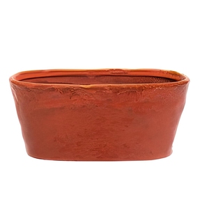 VASO VILLAGE OVALE MARSALA 22.5X10 H 10CM - Product Image 1
