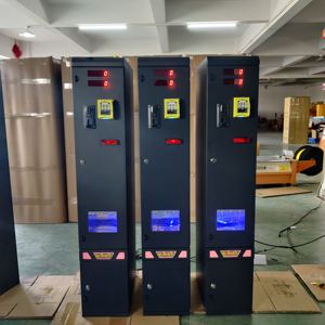 Cambiador de billetes a fichas de alta calidad con lector de tarjetas Nayax máquina cambiadora de monedas empujador de monedas de pie para cantina Hotel Game City - Product Image 3