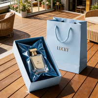 Scatola di Lusso Personalizzata per Profumo da Donna, Vuota e Ricaricabile, in Vetro e Carta Rigida, 30ml 50ml 100ml