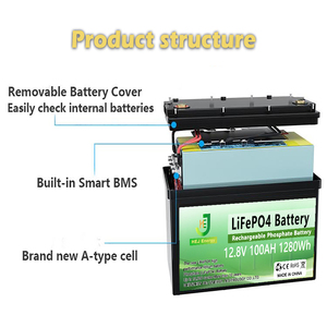12V 12.8V năng lượng mặt trời Pin <span class=keywords><strong>Lithium</strong></span> 200AH LiFePO4 Lipo lipo4 LFP di động bảo hành 5 năm cho nhà Mini UPS Marine thiết bị điện tử - Product Image 5