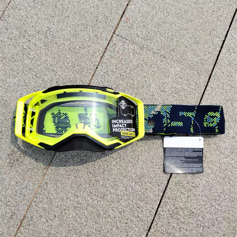 Yellow/black frame + clear lens