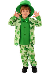 Traje <span class=keywords><strong>de</strong></span> desfile <span class=keywords><strong>de</strong></span> Carnaval Irish <span class=keywords><strong>St</strong></span> <span class=keywords><strong>Patrick</strong></span>'s Lucky Leprechaun Fancy Suit <span class=keywords><strong>St</strong></span> <span class=keywords><strong>Patrick</strong></span>'s Day <span class=keywords><strong>Disfraz</strong></span> para niño - Product Image 4