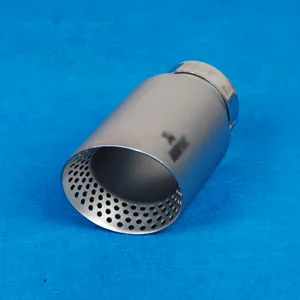4-inch Car Modification With Stainless Steel Sandblasting Exhaust Tip For Akrapovic Style Automobile Muffler Exhaust