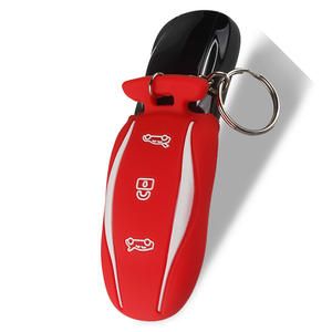Housse de protection en silicone pour clé intelligente, <span class=keywords><strong>accessoires</strong></span> pour <span class=keywords><strong>Tesla</strong></span> <span class=keywords><strong>Model</strong></span> S - Product Image 1