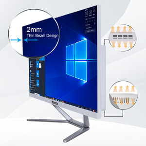 Ordinateur de bureau tout-en-un puissant de 23,8 pouces pour le gaming, avec processeur I5 9400F ou I7 9700F, carte graphique GTX 1050ti, idéal pour les étudiants et les entreprises, écran 23,8 pouces, 10e génération - Product Image 3