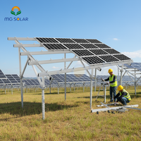 Système de rayonnage solaire PV en aluminium à montage au sol