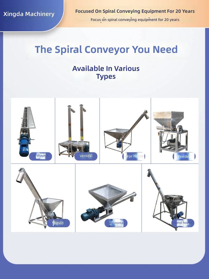 Screw Type Testing Machine Screw Feeder Horizontal Conveyor for Granules, Color Masterbatch ...