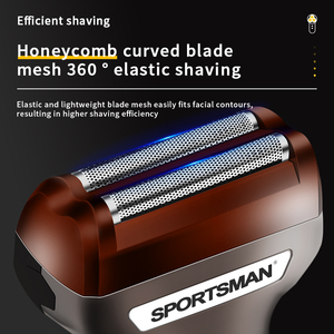 SPORTSMAN <span class=keywords><strong>Rasoir</strong></span> électrique multifonctionnel 3 en 1 à double lame avec écran numérique <span class=keywords><strong>pour</strong></span> <span class=keywords><strong>homme</strong></span>, tondeuse à cheveux, tondeuse à poils de <span class=keywords><strong>nez</strong></span> - Product Image 5