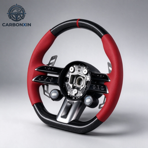 Volante de Cuero Clásico de Lujo para Mercedes-Benz, Calidad OEM, 40MM, 3/4 Radios, para CLS W218/W219 Clase C W205, Sin Airbag - Product Image 2