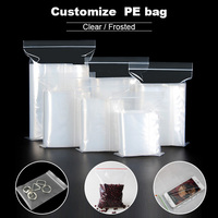 Sacs refermables miniatures en plastique réutilisables à fermeture thermique pour diverses utilisations, résistants à l'humidité, pour bonbons et aliments