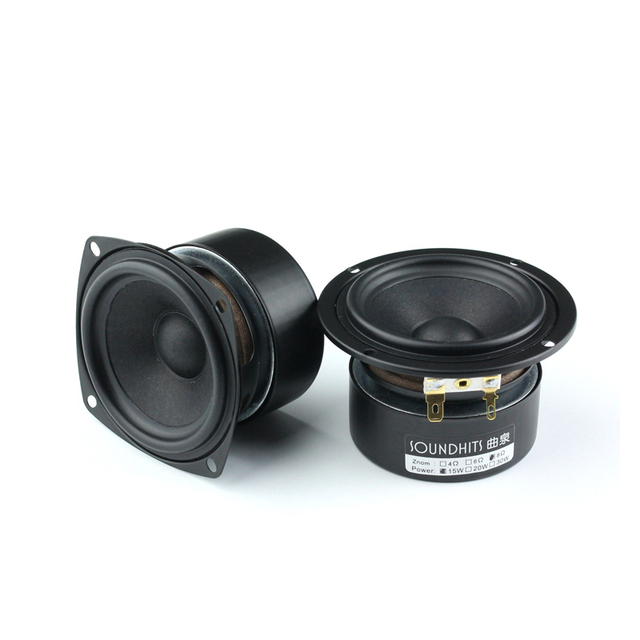 KYYSLB 10~60W 3 Inch Full Range Speaker Unit 4-8ohm Woofer Fever Hifi Speaker Home Audio Music Sound Amplifier LoudSpeaker