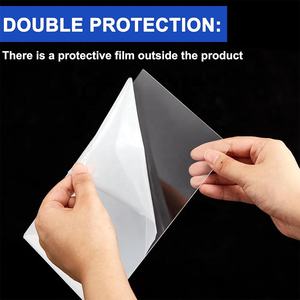 12 supports d'étiquettes mobiles en acrylique pour <span class=keywords><strong>bibliothèque</strong></span>, marqueurs de présentation transparents 5" x 3", étiquettes de vente au détail pour bureau - Product Image 3