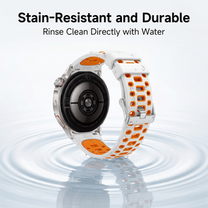 Correas de Reloj de Silicona de 22 mm con Diseño de Canal Ajustable para <span class=keywords><strong>Huawei</strong></span> <span class=keywords><strong>Watch</strong></span> <span class=keywords><strong>GT</strong></span> <span class=keywords><strong>Runner</strong></span> 2, Correa Deportiva Ultraligera que Absorbe el Sudor - Product Image 5