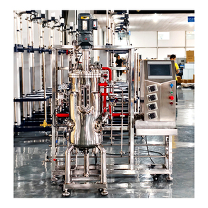 Mới bể thép không gỉ lò phản ứng động Vật Có Vú di động văn hóa bioreactor 5-20l plc-điều khiển tự động lên men bơm linh hoạt - Product Image 2