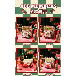 Christmas Themed Plastic <b>Squishy</b> Squeeze Fidget Toy Sensory Stress Relief Vent Gift Blind Bag Promotional - Product Image 6