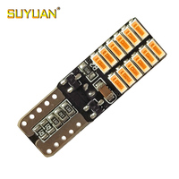 Yüksek parlaklık dayanıklı 12V 5W T10 4014-24SMD LED cips araba ampulü ile 50000 saat ömrü