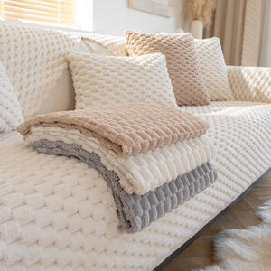 Turki furnitur Universal sudut Sofa sarung 3-kursi Penisola Sofa pelatih kursi meliputi 5-kursi kain berbentuk L 2pcs Set - Product Image 5