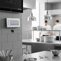 Controlador Inalámbrico de Pedidos para Cocina de 2.4GHz, 21 Teclas, Dispositivo KDS para Sistema de Automatización de Restaurantes, Alimentado por Batería