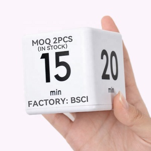 Pomodoro, estudio de cocina, lista Visual, Cubo de gravedad giratorio, alarma de recarga, 1 minuto, cronómetro múltiple, temporizador de Cuenta regresiva con sonido - Product Image 1