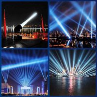 Projecteur rotatif automatique 1000W, projecteur spatial, éclairage de toit d'hôtel, zone touristique, éclairage paysager, lumière laser haute puissance