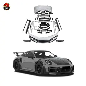 Acquisti di panico! Per Porsche 911 991.2 aggiornamento al kit carrozzeria GT Street R con paraurti anteriori gonna laterale parafango in fibra di carbonio secco