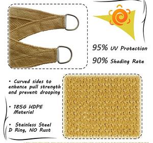 Voile d'<span class=keywords><strong>ombrage</strong></span> <span class=keywords><strong>rectangulaire</strong></span> anti-UV pour activités de plein air, pare-soleil pour pergola, filet d'<span class=keywords><strong>ombrage</strong></span>, couverture d'intimité pour patio - Product Image 3