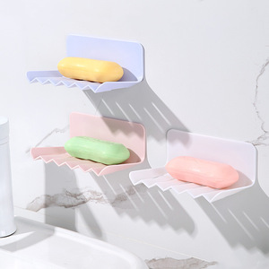 Autonomy Wall Mounted <b>Soap</b> <b>Dish</b> Plastic Self Drain Rectangular Bathroom <b>Soap</b> <b>Holder</b> - Product Image 1