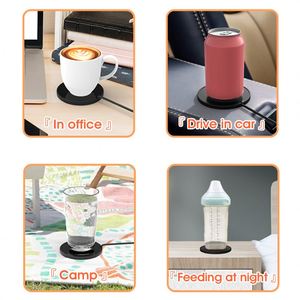 USB Warmer Heater USB Mug Heater Coffee Cup and Travel Mug Warmer Keep Drink Warm Heating Coaster Cartoon USB Cup Heater - Product Image 4
