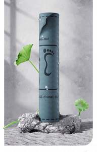 Ensemble de tapis de yoga TPE extra épais, antidérapant, kit de démarrage pour Pilates et Hot Yoga avec sangle, épaisseur 6-10 mm, recyclable - Product Image 5