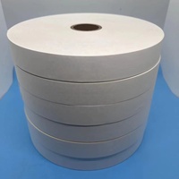 Taffetas de nylon blanc de 2 cm de largeur pour étiquettes d'entretien des vêtements
