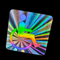 Etiqueta Adhesiva con Número de Serie Consecutivo Personalizado, Holograma Láser, Diseño GRATUITO