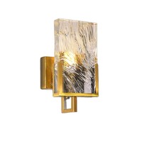 Lampada da Parete Minimalista Postmoderna a Cubo di Cristallo, Illuminazione Decorativa Nordica per Camera da Letto, TV, Corridoio