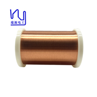 Kawat Tembaga Berlapis Enamel Bulat Berkualitas Tinggi 38AWG 0.10mm untuk Penggulungan