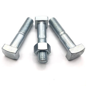 Acoplador de andamio de cabeza cuadrada de acero inoxidable m6-m20, Perno de cabeza de martillo, tornillos de ranura en T - Product Image 5