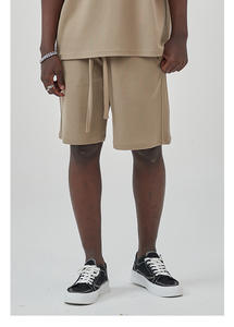 กางเกงขาสั้นผู้ชายขายส่ง คอลเลคชั่นซัมเมอร์ 2025 รุ่นใหม่ น้ำหนัก 280 กรัม เนื้อผ้าระบายอากาศดี ลายเพชร ทรงหลวม มีเชือกผูกเอว - Product Image 5