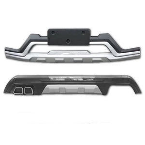 Protector de parachoques delantero y trasero de coche, ABS, <span class=keywords><strong>para</strong></span> <span class=keywords><strong>Hyundai</strong></span> <span class=keywords><strong>Santa</strong></span> <span class=keywords><strong>Fe</strong></span> <span class=keywords><strong>2017</strong></span> - Product Image 1