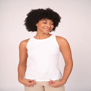 Camiseta sin mangas informal para mujer, clásica, con cuello redondo, tirantes anchos, de algodón suave y transpirable, favorita para el verano, para el día a día - Product Image 3