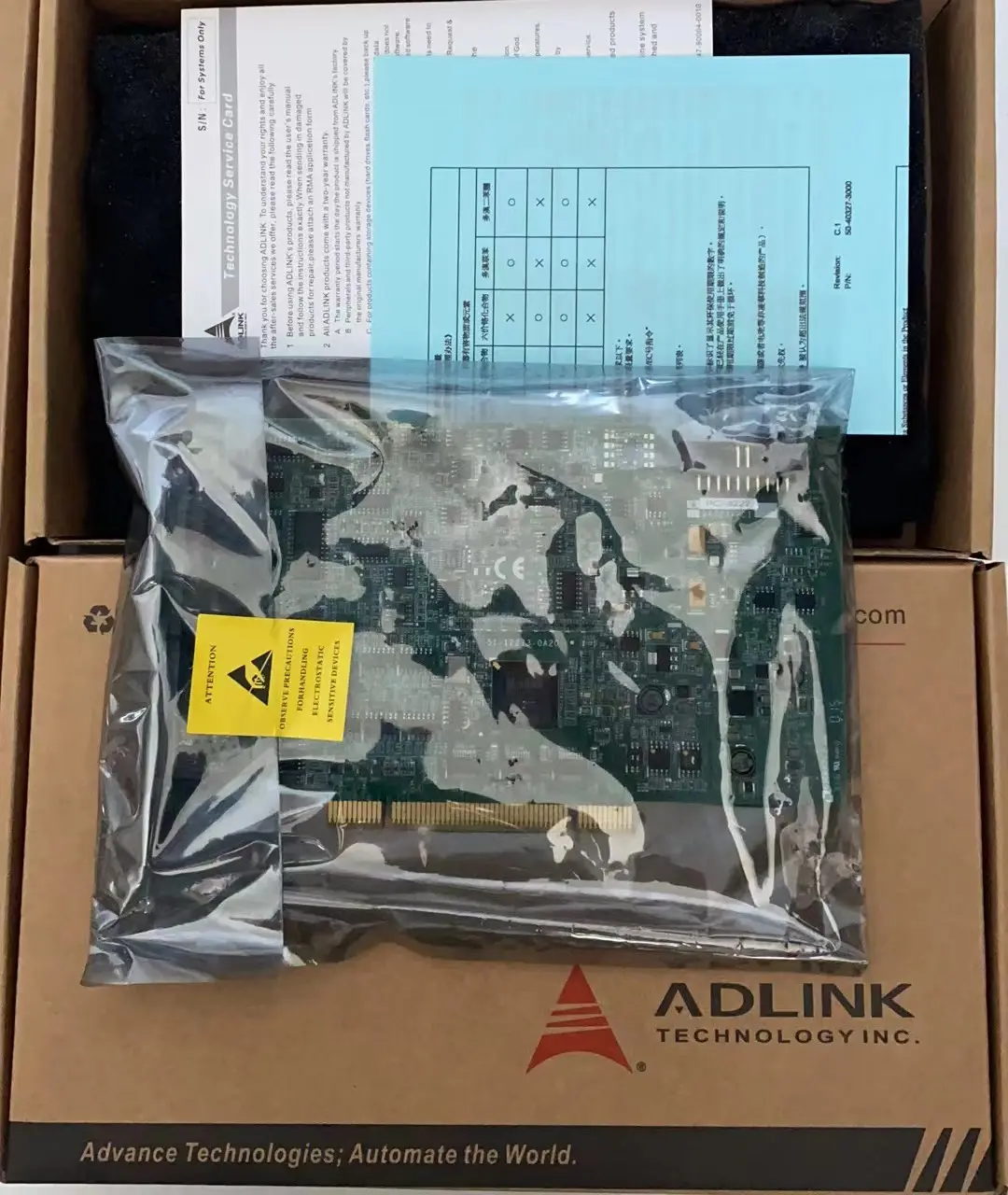 ADLINK PCI-8134 PCI-8134A PCI-8136 PCI-8132 PCI-8102 כרטיס בקרת תנועה מקורי מקורי
