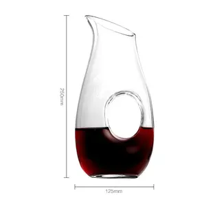 Wine Carafe Crystal Glass Wine Aerator 1400 Ml 