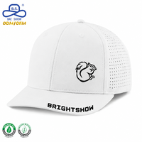 Trending Colors Custom Snap Back Baseball Caps Korte Rand Pet Met Aangepaste Logo Ademend Gat Voor Zomer Golfactiviteiten Sporten
