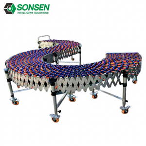 بكرة عاجزة مرنة ناقل Foley عجلة النقل الكرتون خط التجميع تلسكوبي - Product Image 1