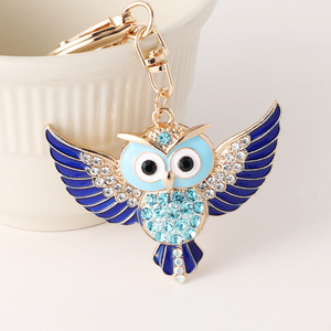 Dibujos animados Ángel búho Aleación de Zinc abrebotellas llavero impermeable moda coche llavero para bolsa colgante lindo Animal pequeño regalo - Product Image 6